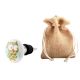 Owl Ceramic Flat Wine Bottle Stopper